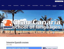 Tablet Screenshot of grancanariaschool.com